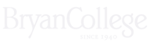 The image displays the Bryan College logo with the text since 1940 below it.