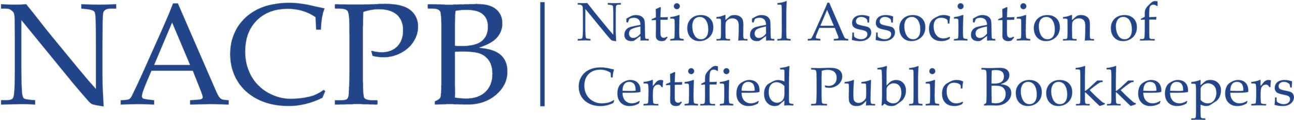 The National Association of Certified Public Bookkeepers logo displays the acronym NACPB in large blue letters.
