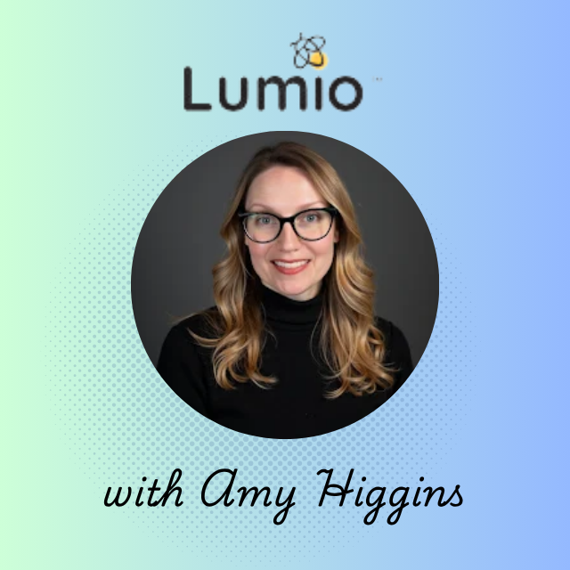 Professional portrait of Amy Higgins, a faculty member, for the Lumio resource center, highlighting teaching tips and strategies.