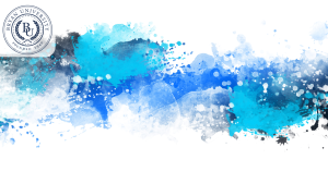 Vibrant blue watercolor splash background ideal for Zoom meetings, featuring a dynamic and artistic design to enhance virtual conference settings.