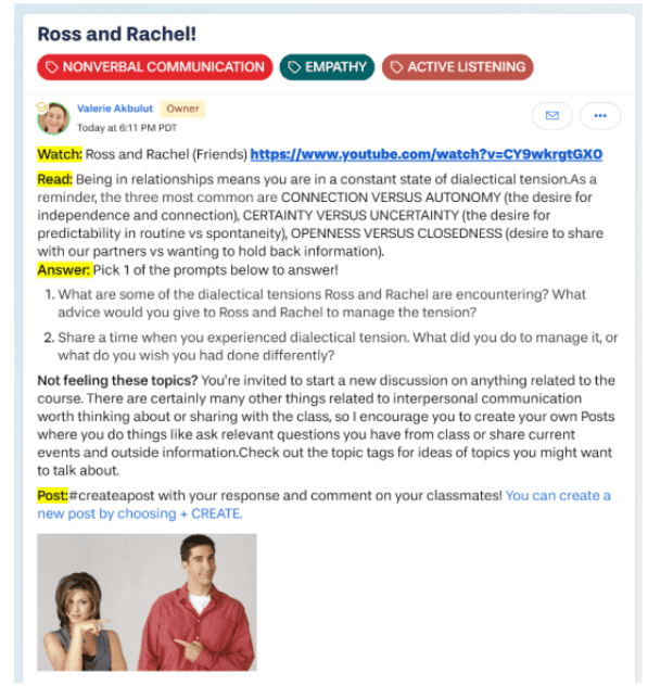 Ross and Rachel