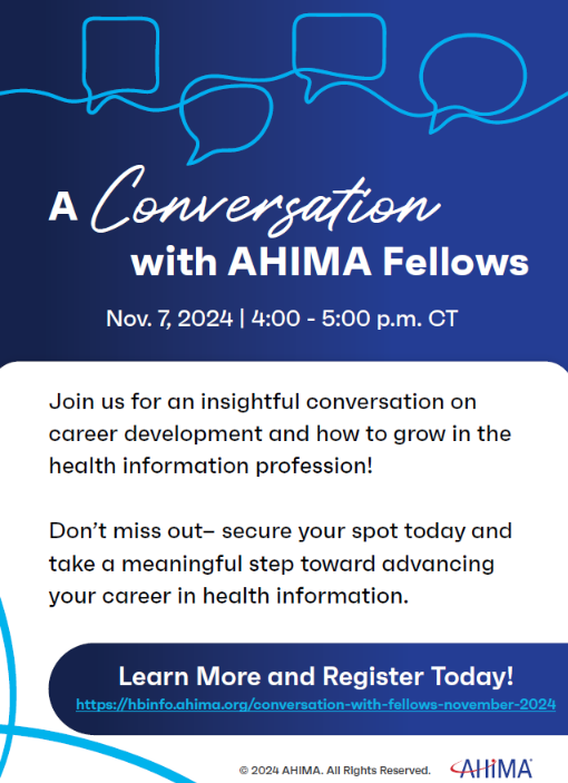 A Conversation with AHIMA Fellows