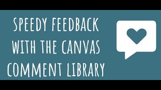 Canvas Comment Library