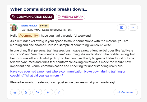 communication skills