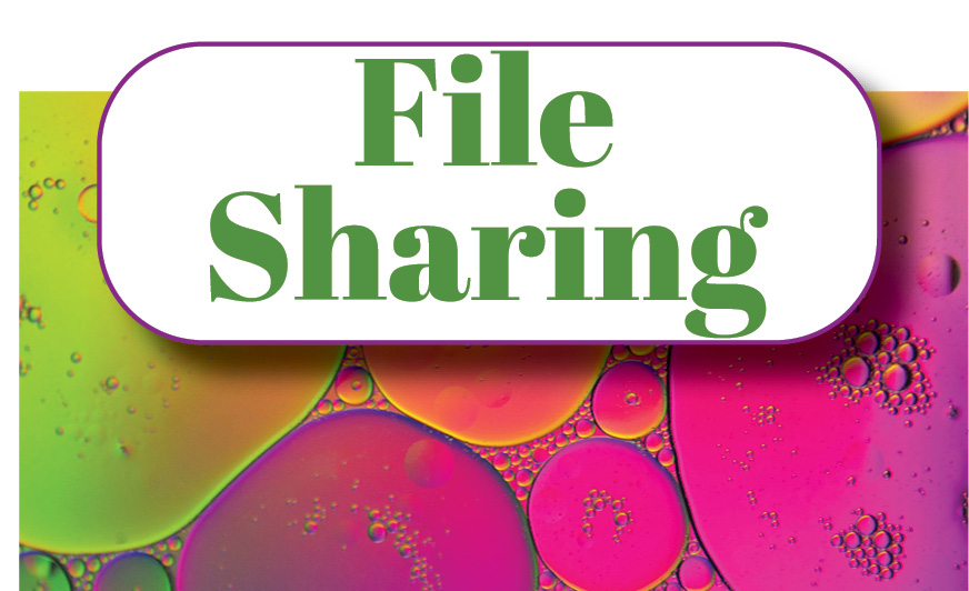BU Resource Center offering file sharing services for students and staff to facilitate collaboration and resource access.