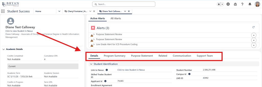 BU Resource Center image showcasing Salesforce resources for faculty and program directors at Bryan University.