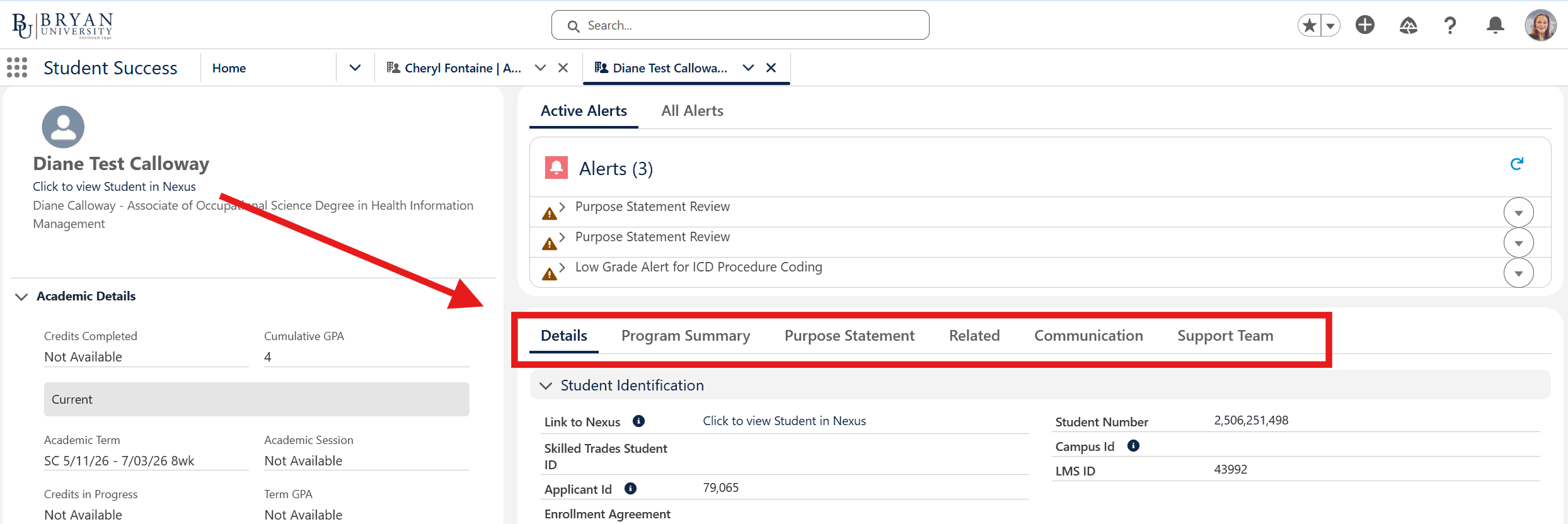 BU Resource Center image showcasing Salesforce resources for faculty and program directors at Bryan University.